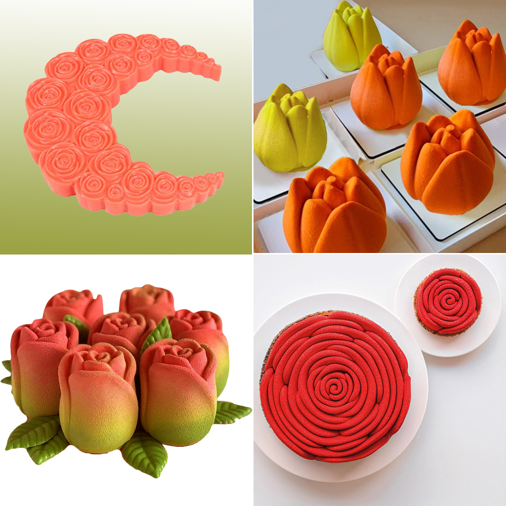Kitchen Design For Baking - French Mousse Cake Molds Valentine's Day