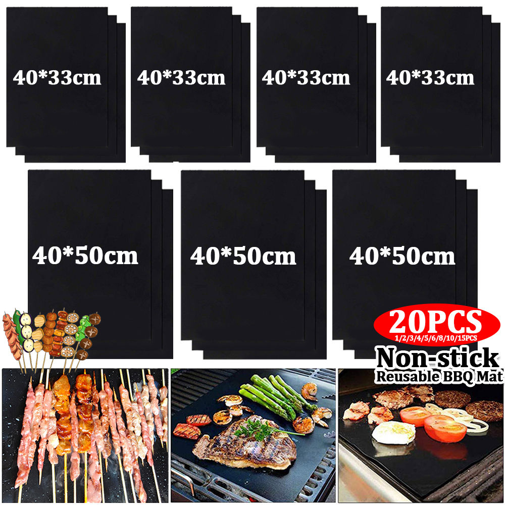 Super Kitchen Baking Mat - 1-20PCS Non-stick BBQ Grill Mat Baking