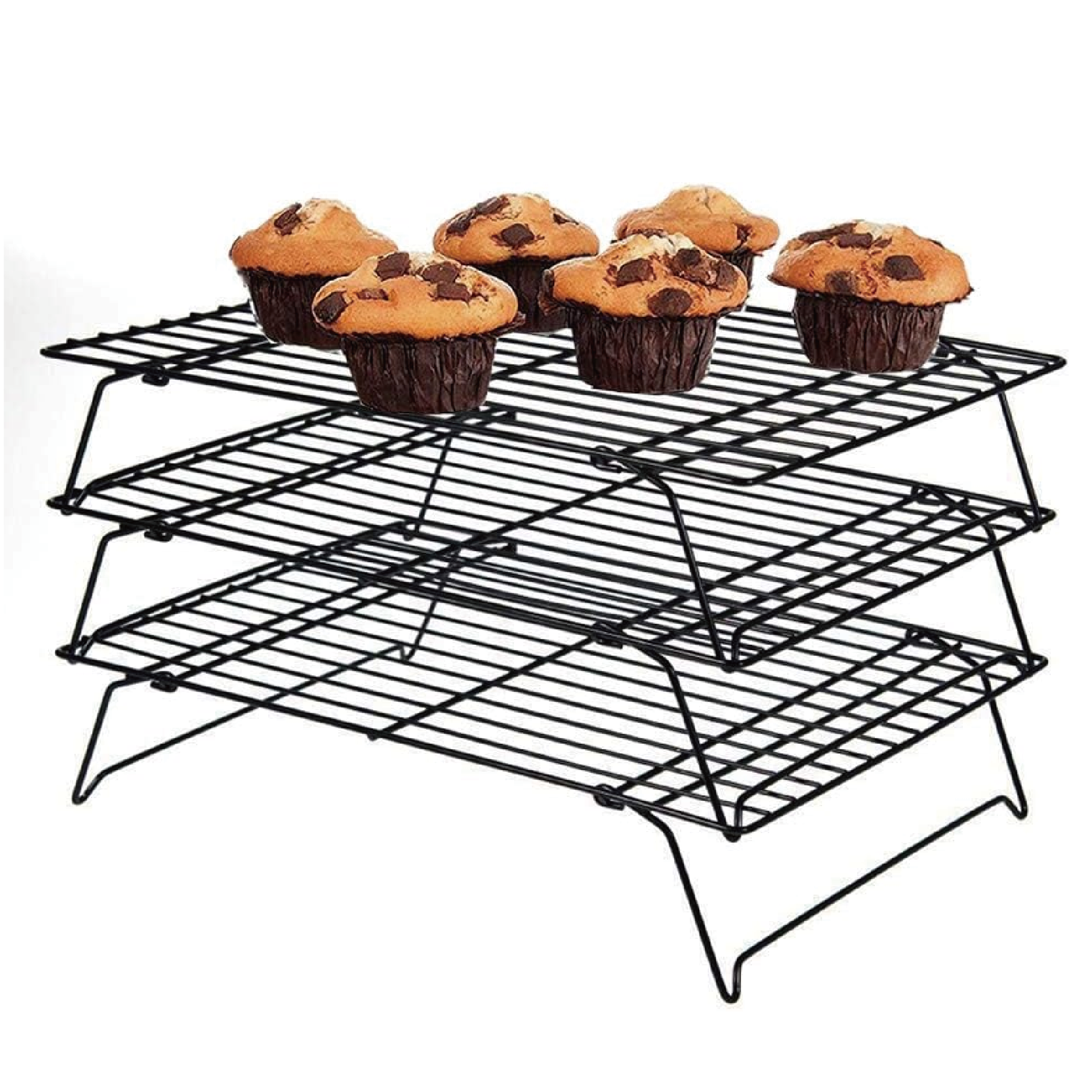 Kitchen Baking Rack - 3-Tier Cooling Racks, Stackable Baking Rack