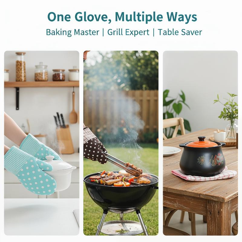 Kitchen Design For Baking - Oven Gloves Microwave Heat-resistant Design for