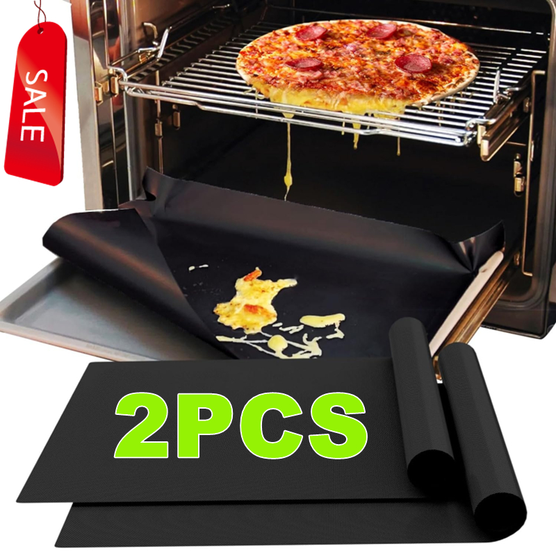 Super Kitchen Baking Mat - 2/1PC Non-stick BBQ Grill Mat Baking