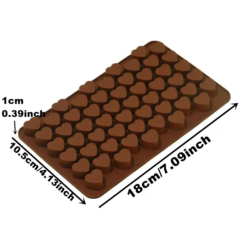 55Cavities Small Heart Silicon - Silicone Cake Mold review and price