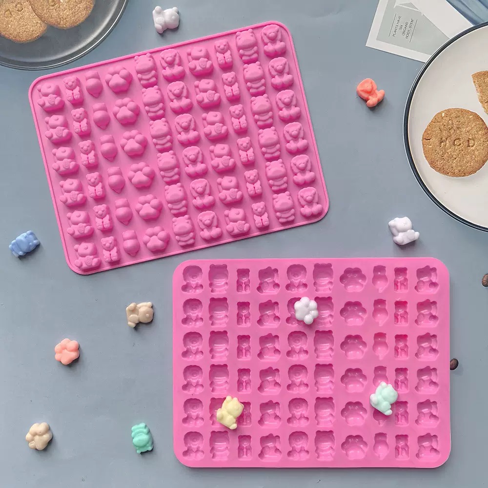 7Pcs Candy Silicone Moulds wit - Kitchen Baking Tray review and price
