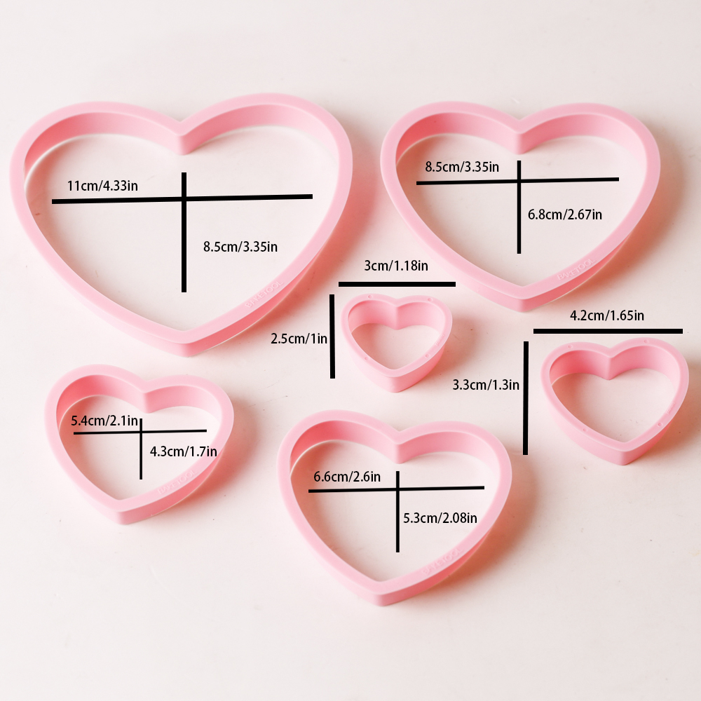 1set/3sets Pink Heart Star Flo - Kitchen Appliances For Baking review and price