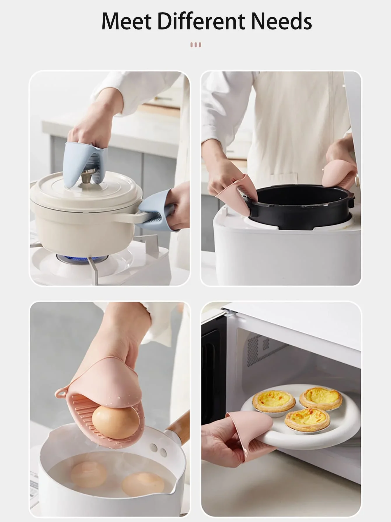 2pcs Silicone Heat Resistant G - Kitchen Baking Must Haves review and price