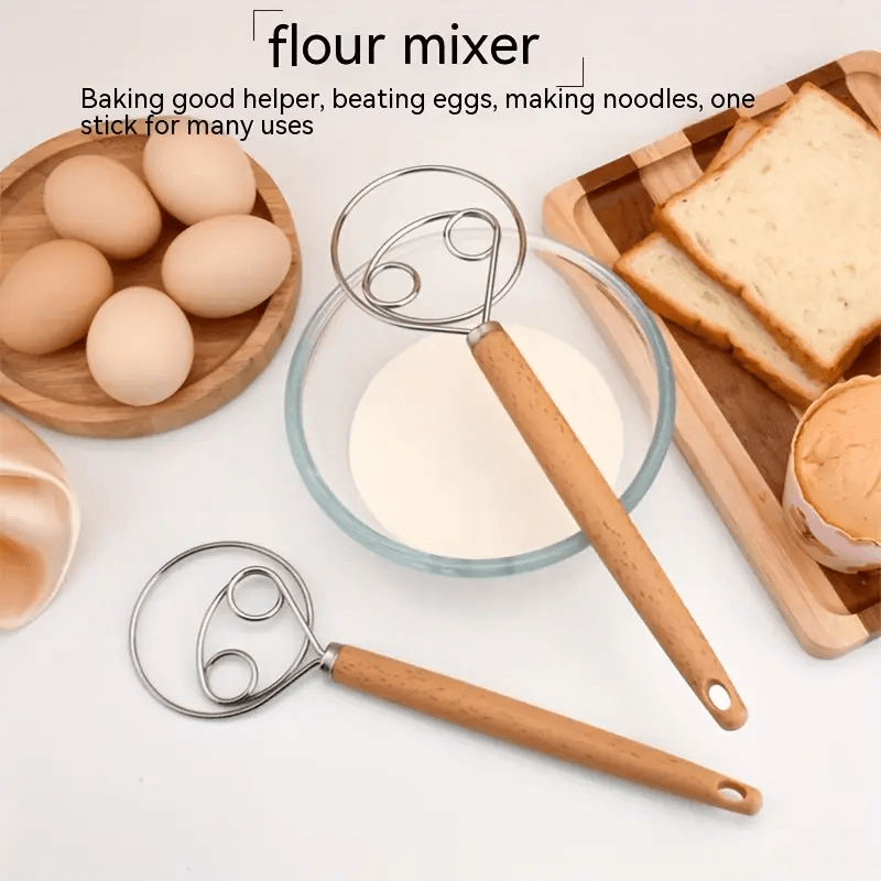 1pc of Stainless Steel Dough W - Kitchen Baking Must Haves review and price