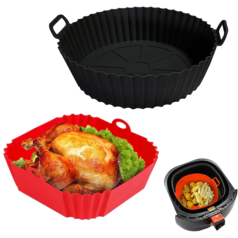 Air Fryer Silicone Liners Pot  - Kitchen Baking Tray review and price