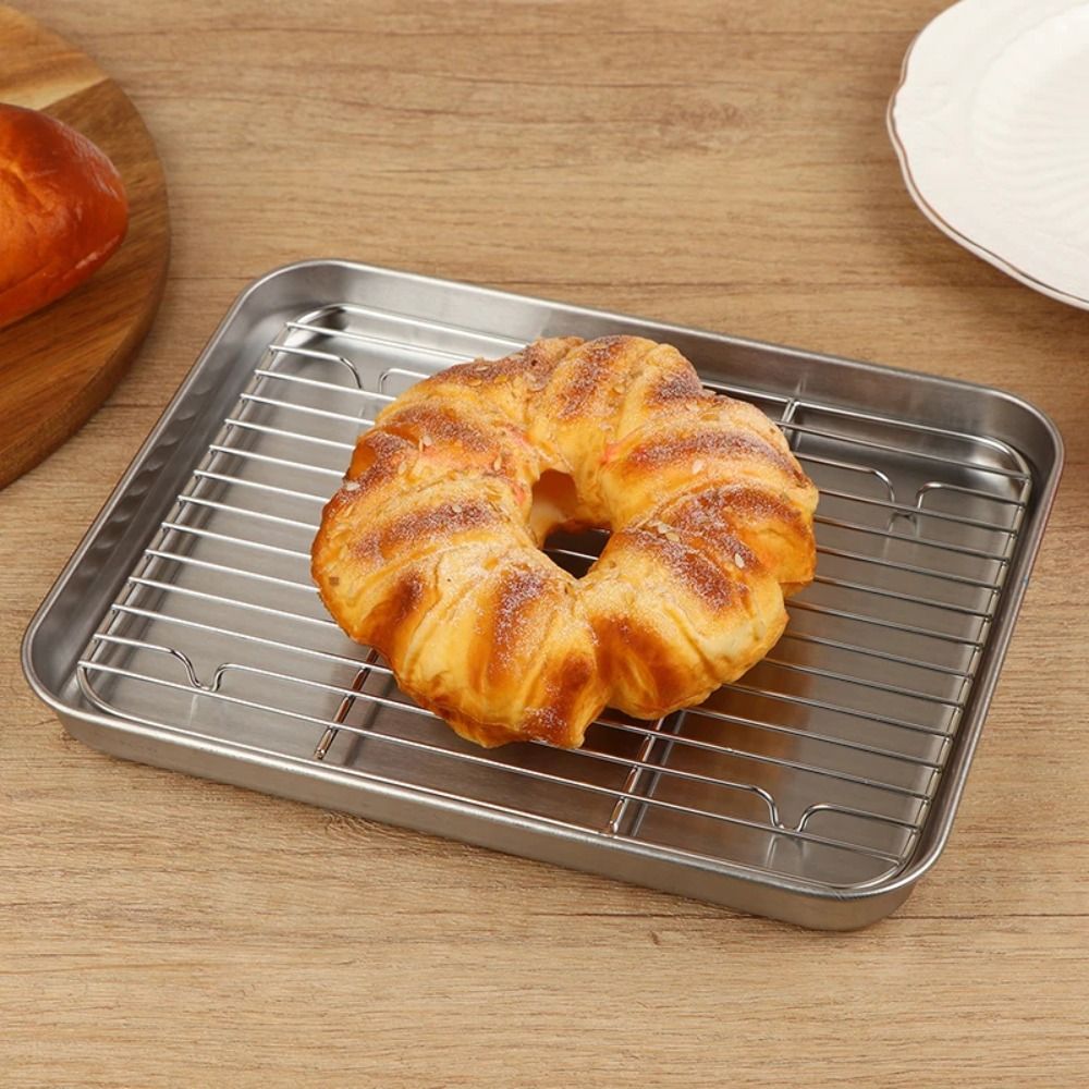 Portable Non-Stick Stainless S - Kitchen Baking Rack review and price