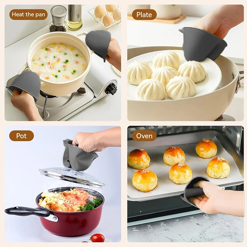 2pcs Mini Oven Gloves Silicone - Kitchen Baking Rack review and price