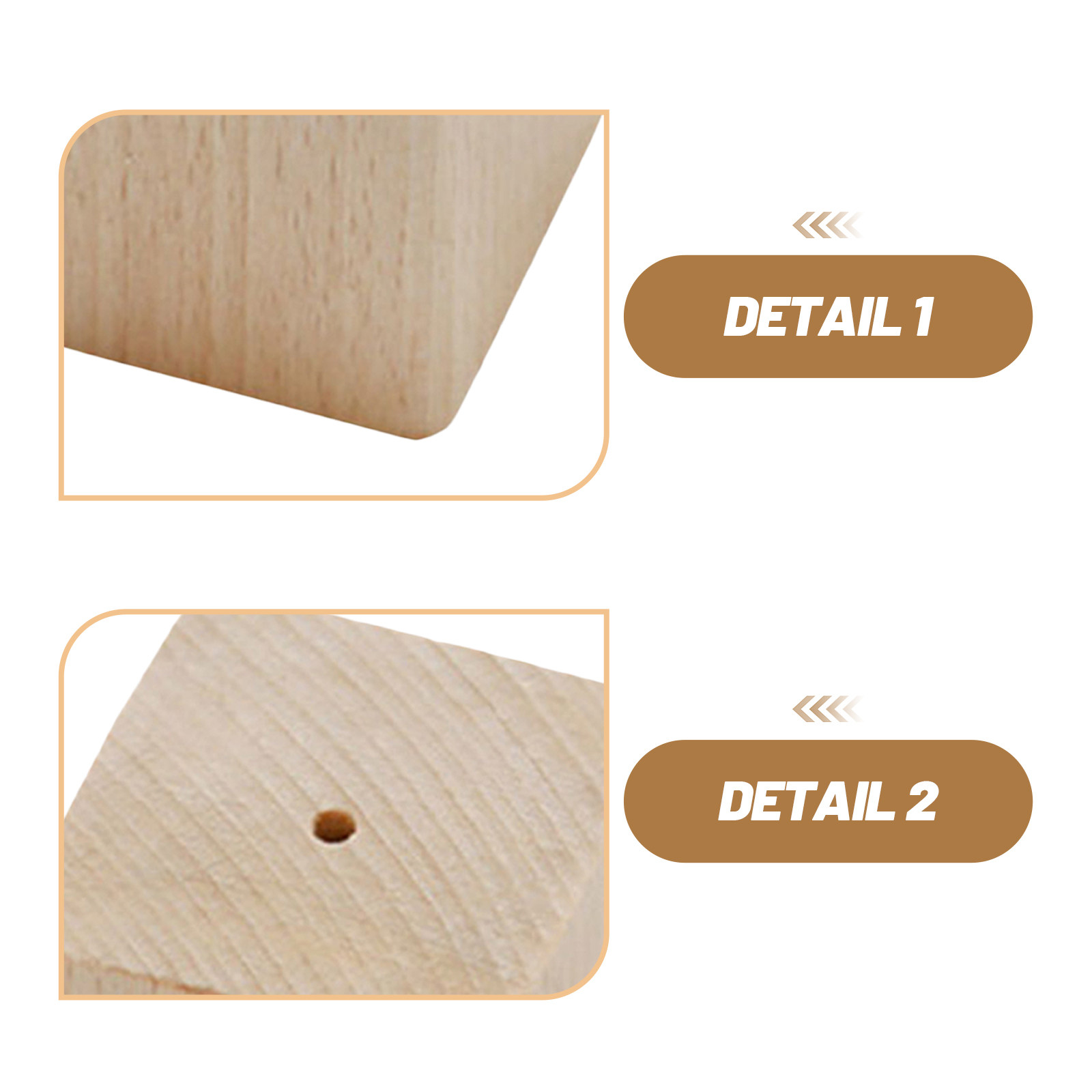 2Pcs Wooden Flower Nail Stand  - Kitchen And Baking Tools review and price