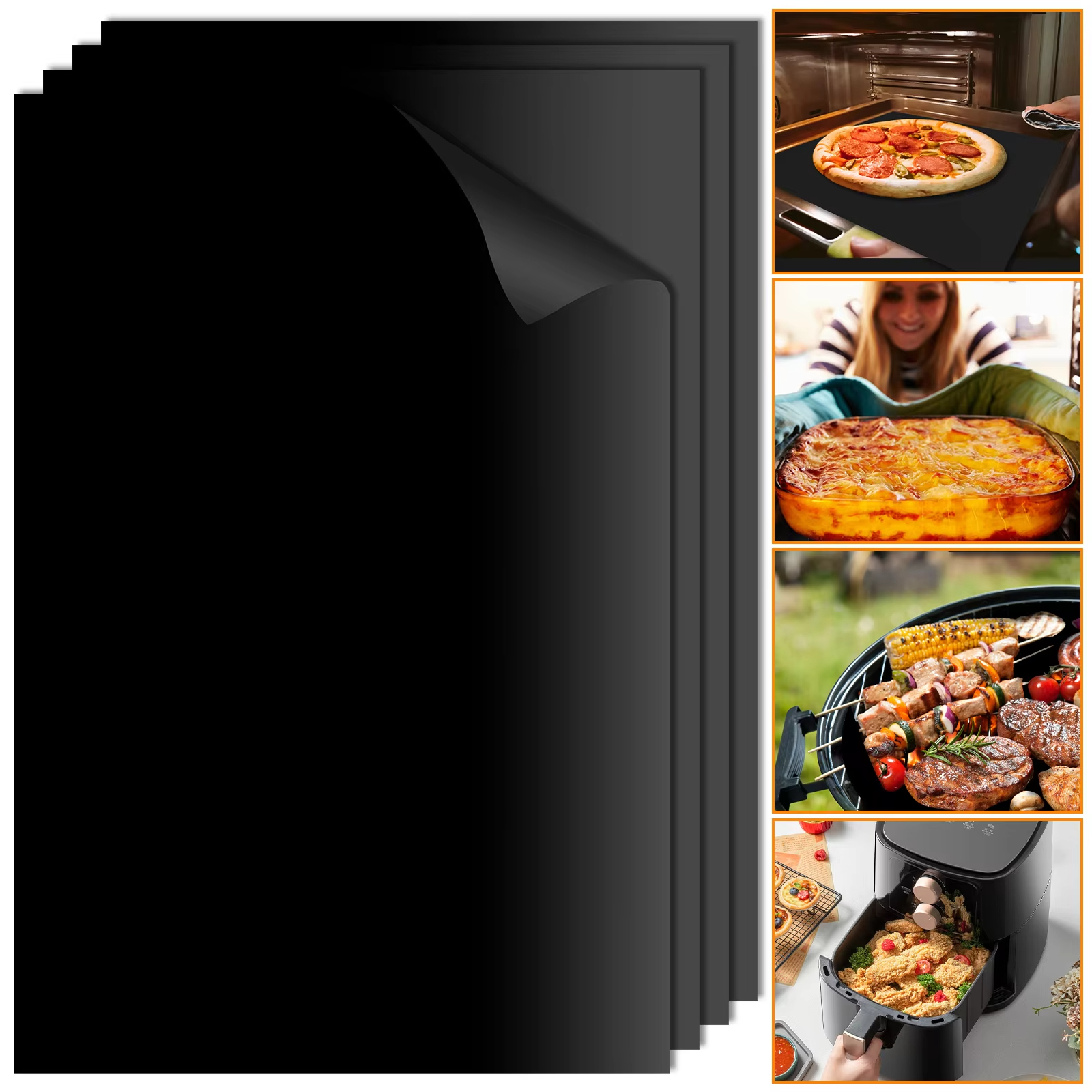 10Pcs Oven Liners Grill Mat 50 - Super Kitchen Baking Mat review and price