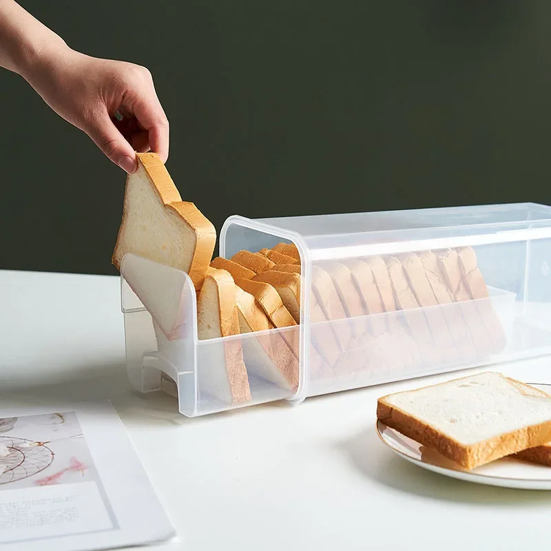 Plastic Bread Box with Sealing - Kitchen Baking Tray review and price