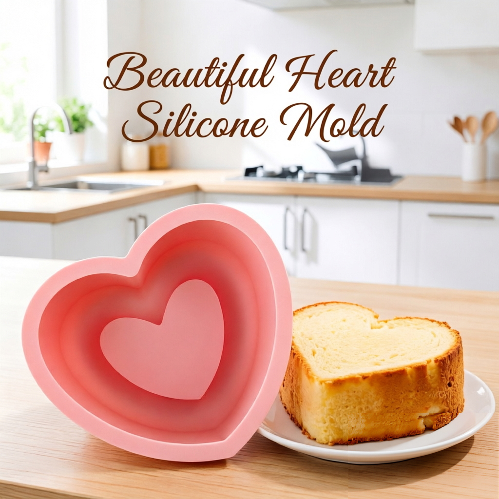 A Heart-Shaped Silicone Mold f - Kitchen Baking Must Haves review and price