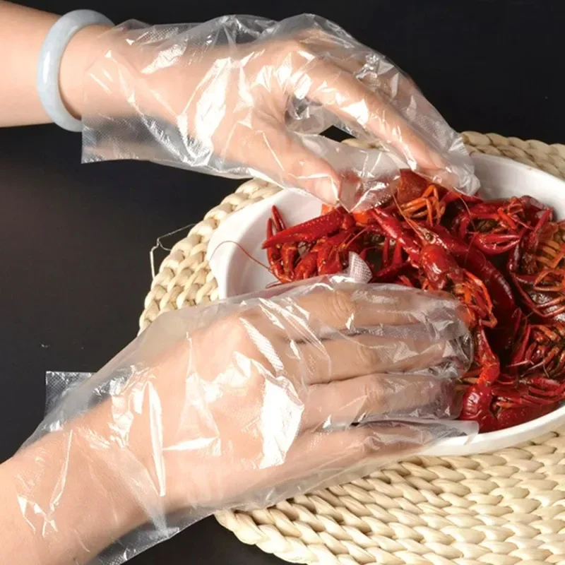 1000/100Pcs Transparent Dispos - Kitchen Baking Gloves review and price