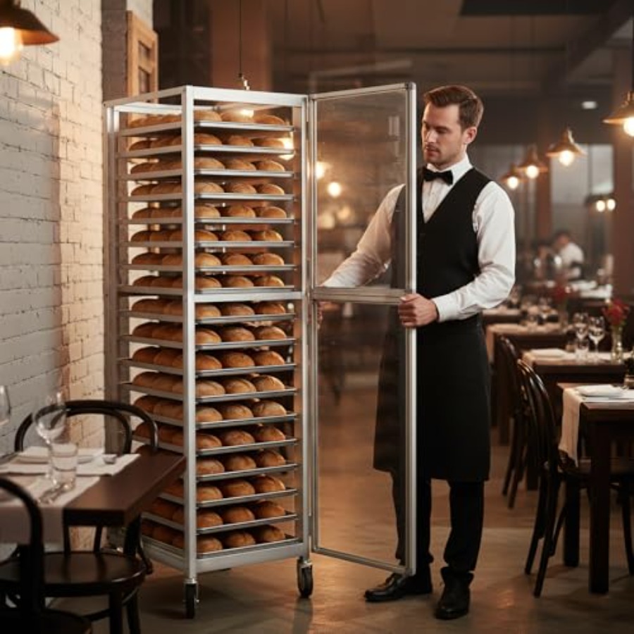 Commercial kitchen bun racks:  - Kitchen Baking Rack review and price