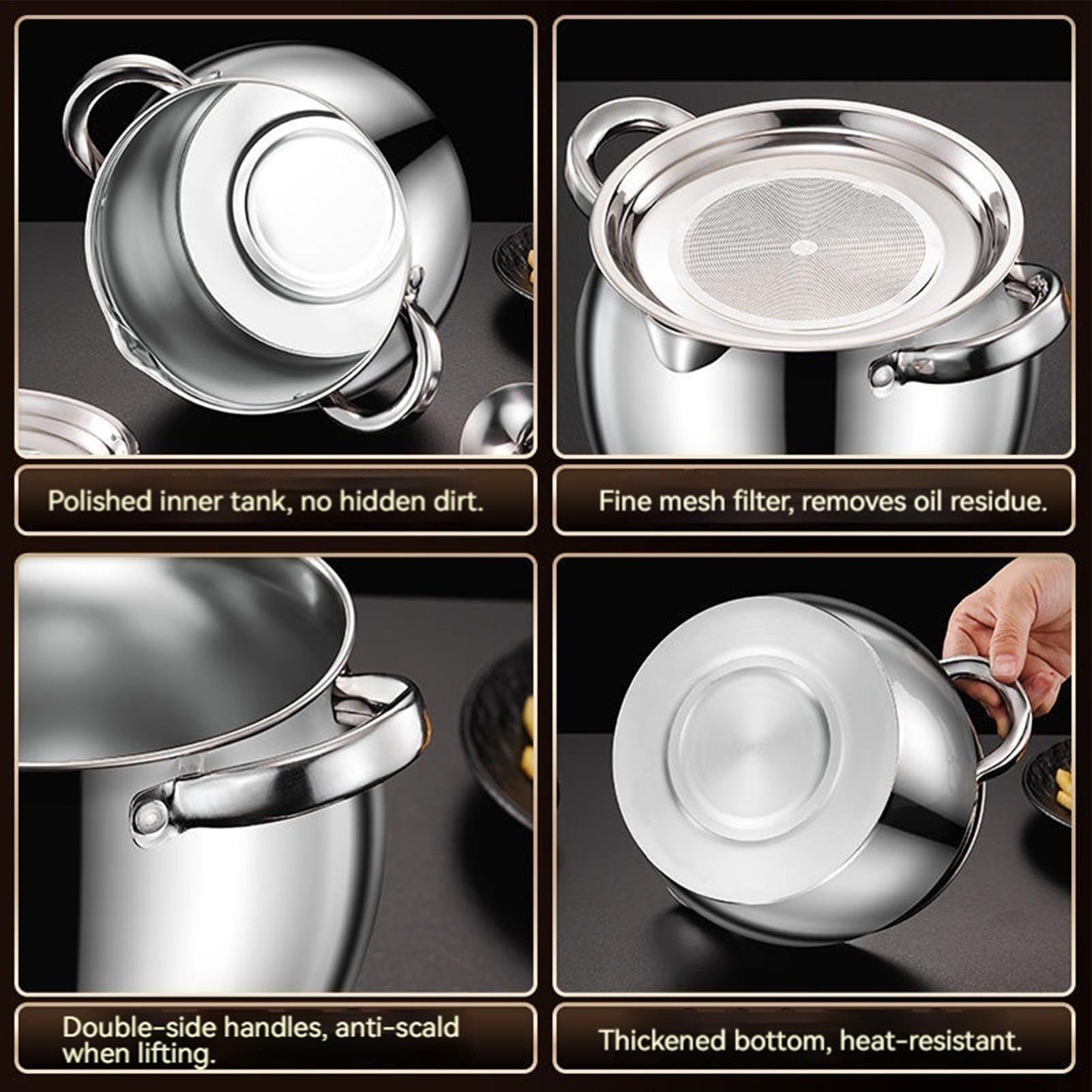 Grease Container Stainless Ste - Kitchen Baking Canisters review and price