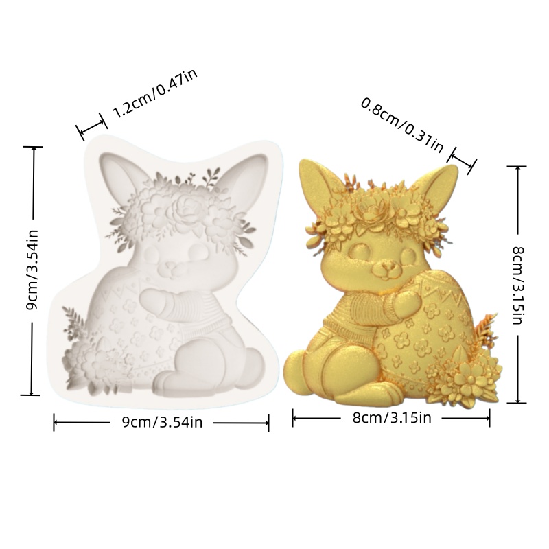 Easter Wreath Bunny Silicone B - Silicone Cake Mold review and price