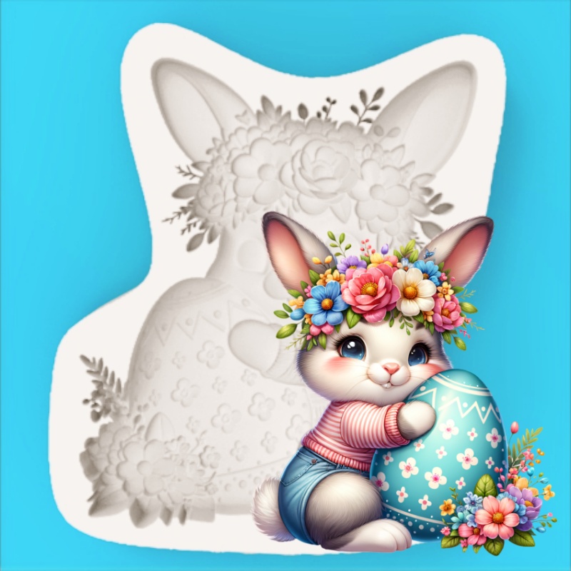 Easter Wreath Bunny Silicone B - Silicone Cake Mold review and price