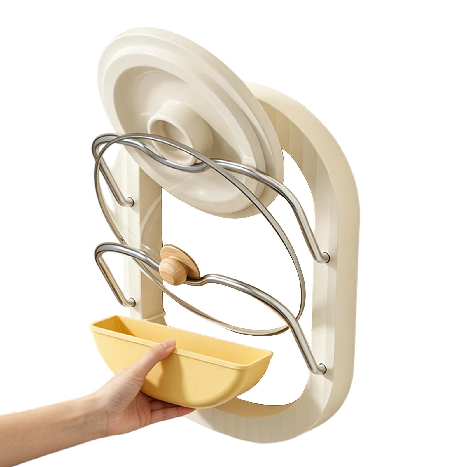 Pot Lid Rack 2-Tier Wall Mount - Kitchen Baking Drawer review and price