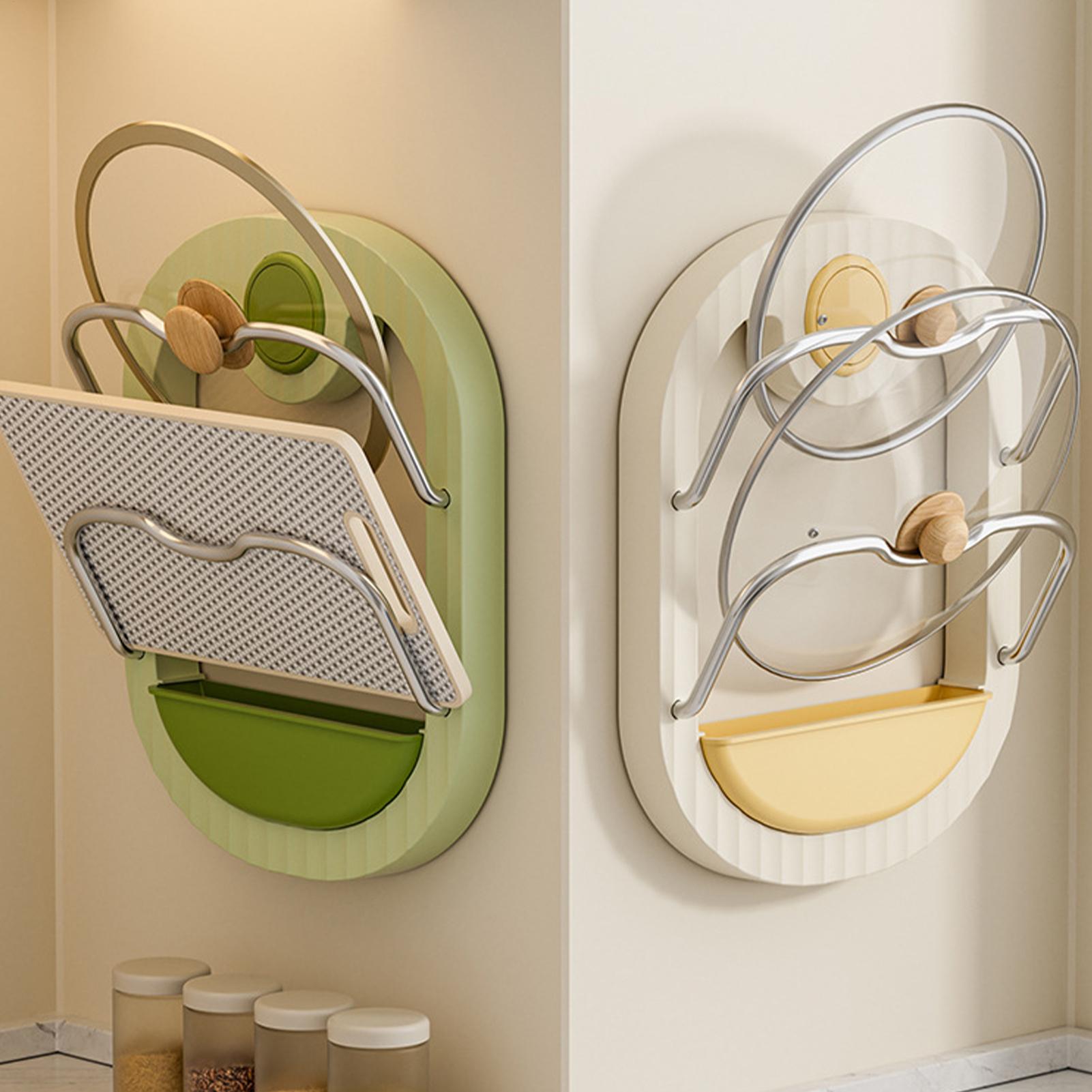 Pot Lid Rack 2-Tier Wall Mount - Kitchen Baking Drawer review and price