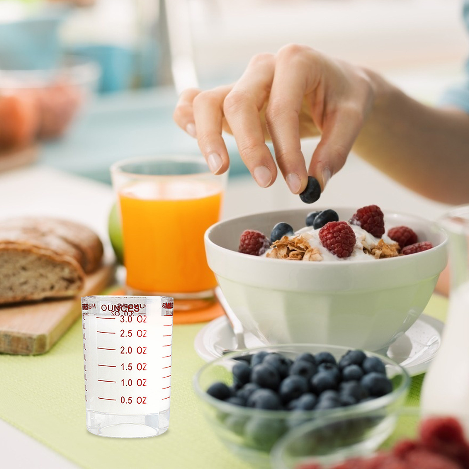3Pcs Reusable Glass Measuring  - Kitchen And Baking Tools review and price