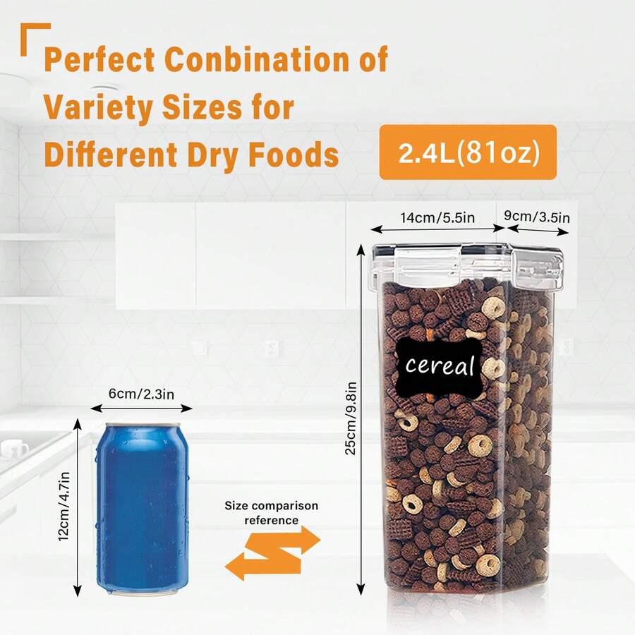 3/6pcs Large Food Storage Cont - Kitchen Baking Organization review and price