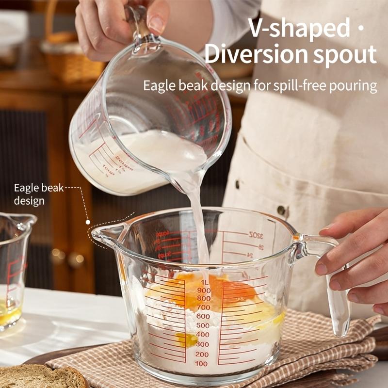 Glass Measuring Cup With Preci - Kitchen Baking Essentials review and price