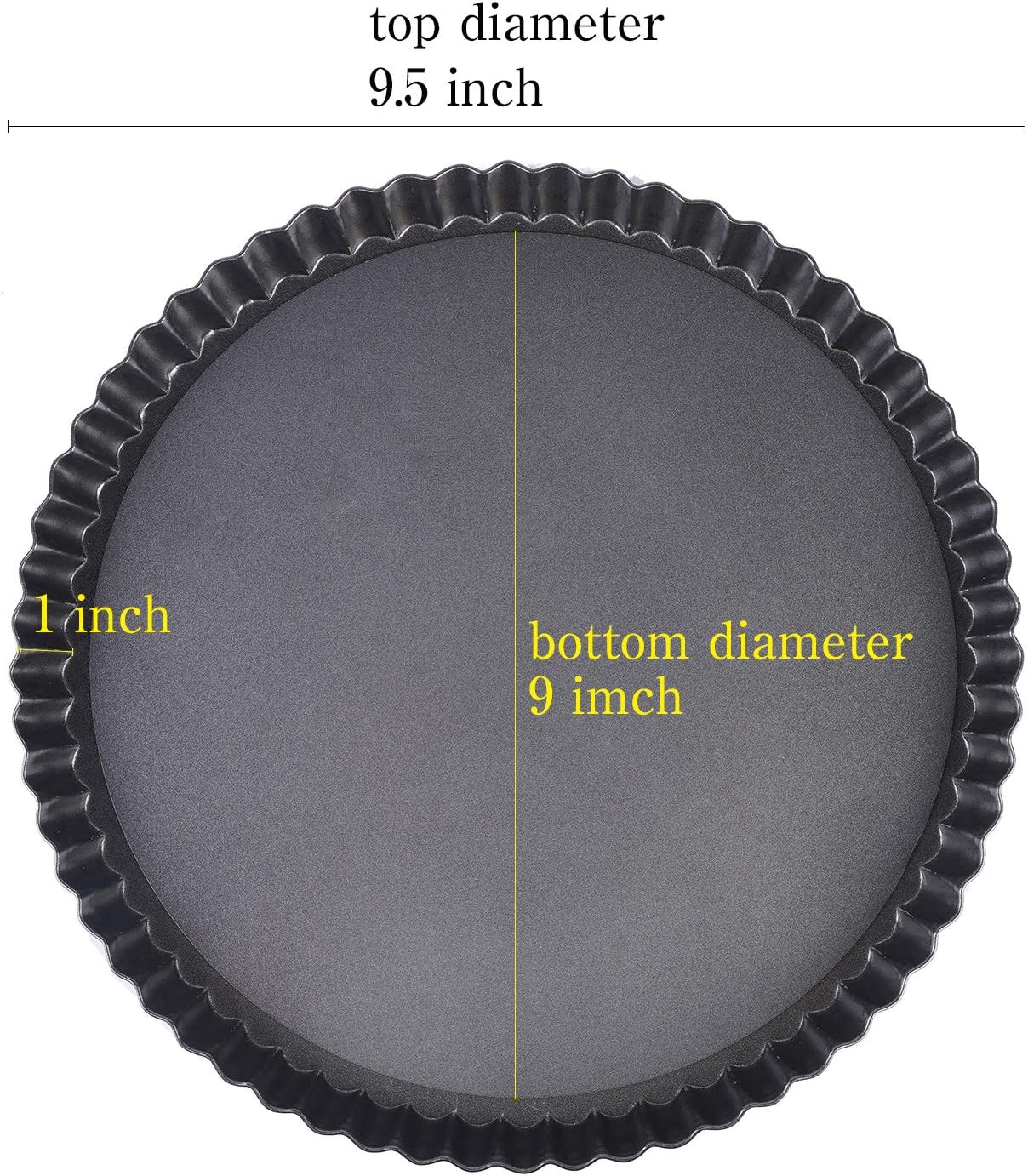 RICHSC-PAN Tart Pan, 9 Inch Ta - Tart Pan Loose review and price