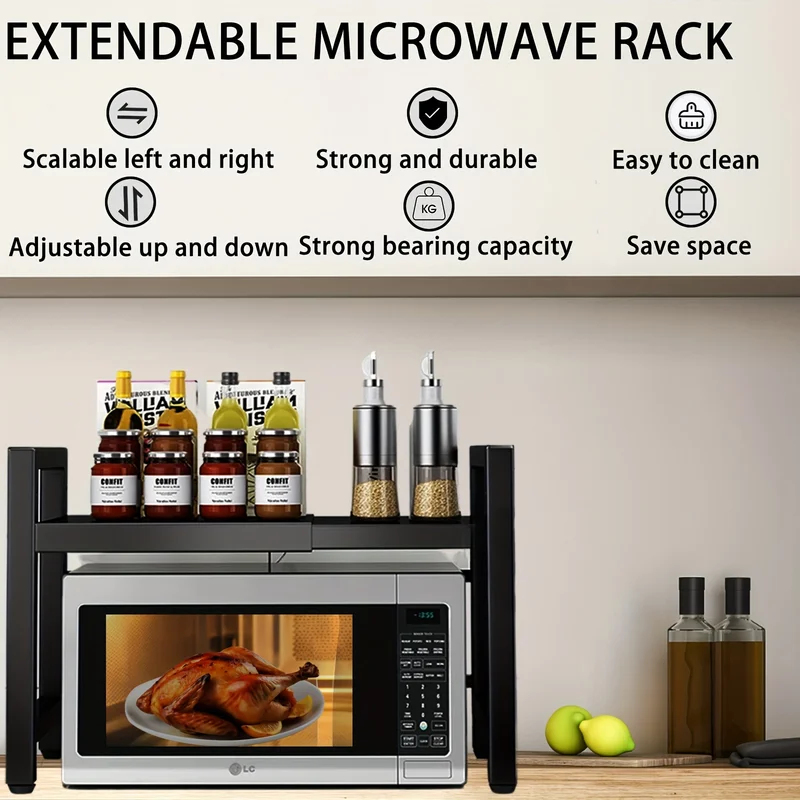Expandable Microwave Shelf, Mi - Kitchen Baking Rack review and price
