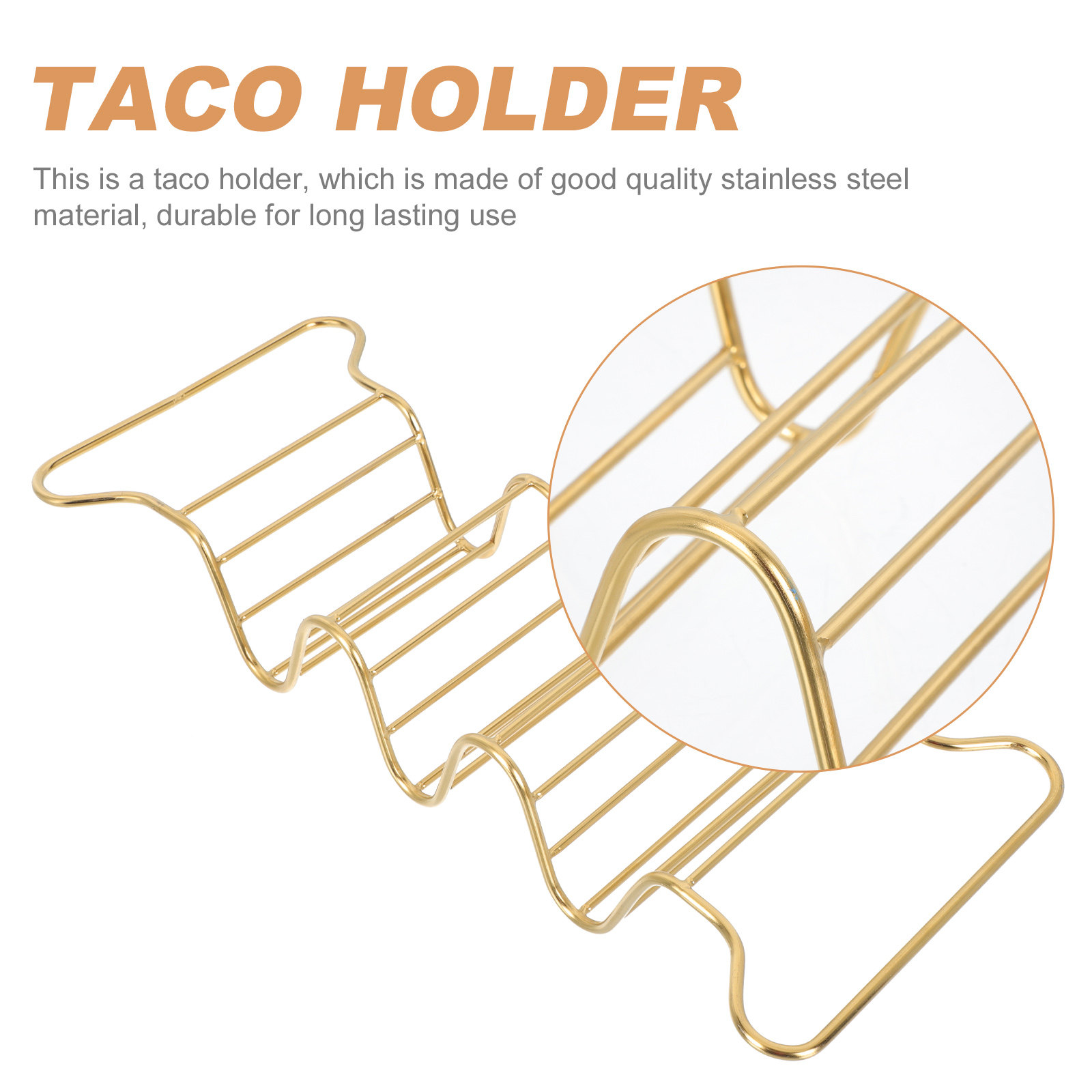 1Pcs Stainless Steel Taco Hold - Kitchen Baking Rack review and price