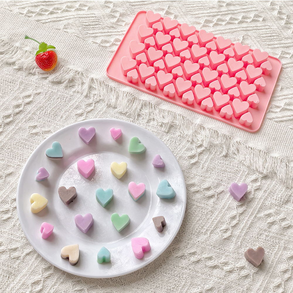 56 cavity size heart-shaped ch - Silicone Cake Mold review and price