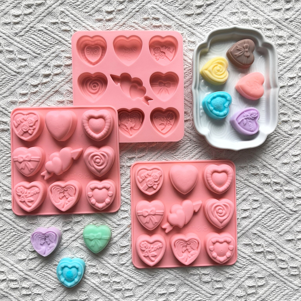 3pcs 9cavities9 different Vale - Silicone Cake Mold review and price