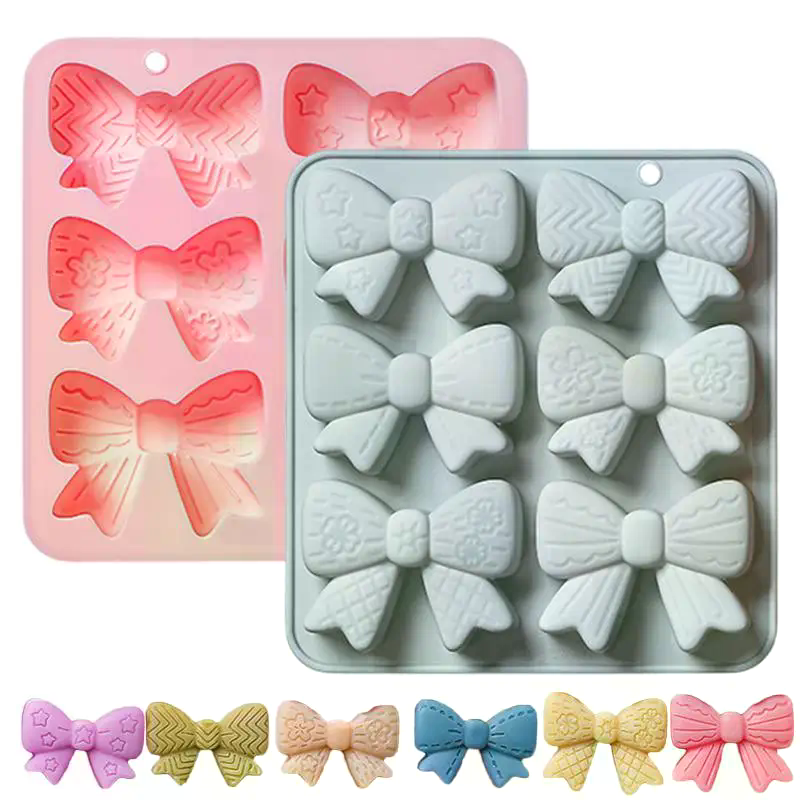 Bow Chocolate Silicone Mold, 6 - Silicone Cake Mold review and price