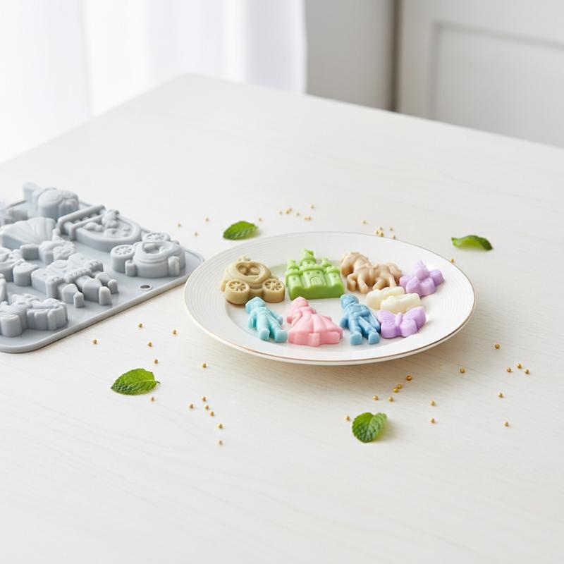 12 Cavity 3D Bow Castle Horse  - Silicone Cake Mold review and price