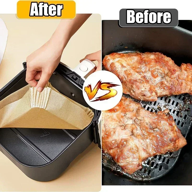 100PCS Airfryer Bakpapier Disp - Kitchen Baking Tray review and price