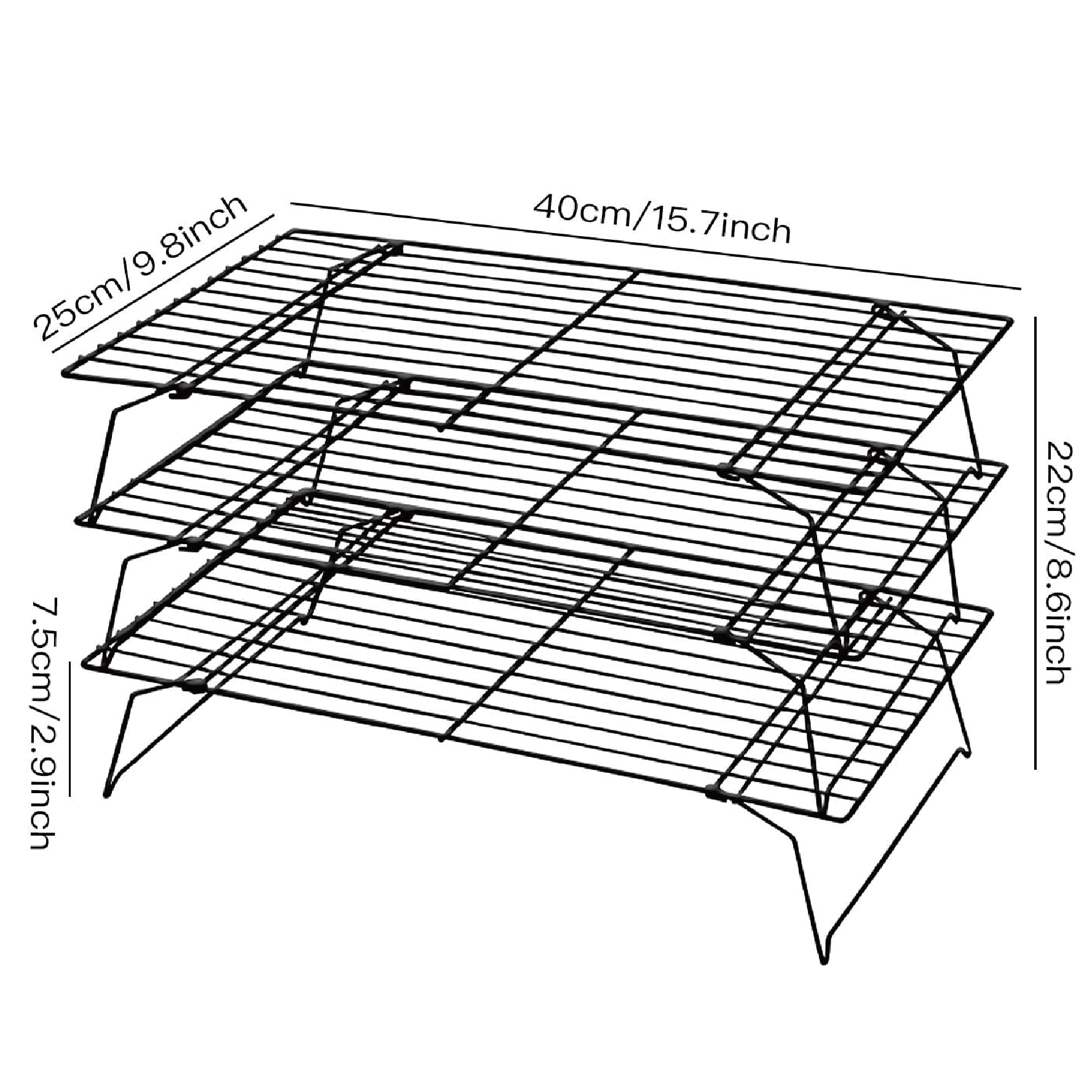 3-Tier Cooling Racks, Stackabl - Kitchen Baking Rack review and price