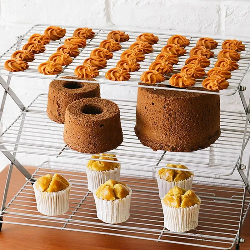 Foldable Multi-Layer Cake Cool - Kitchen Baking Rack review and price