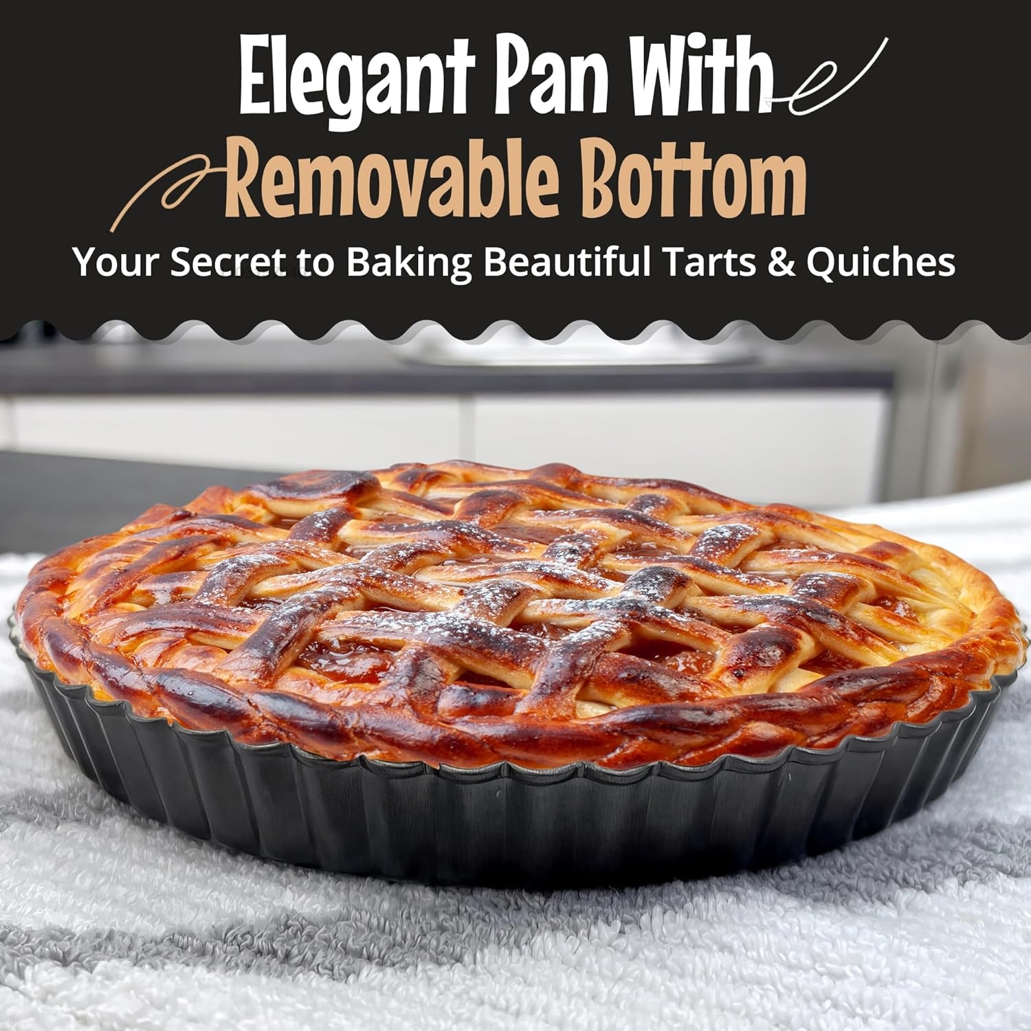 9 Inch Non-stick Tart Quiche F - Tart Pan Loose review and price