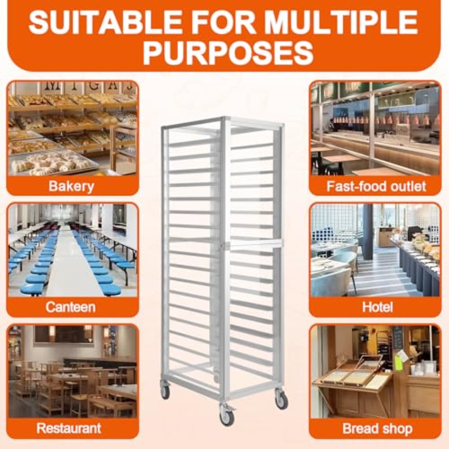 Commercial bakery rack for bun - Kitchen Baking Rack review and price
