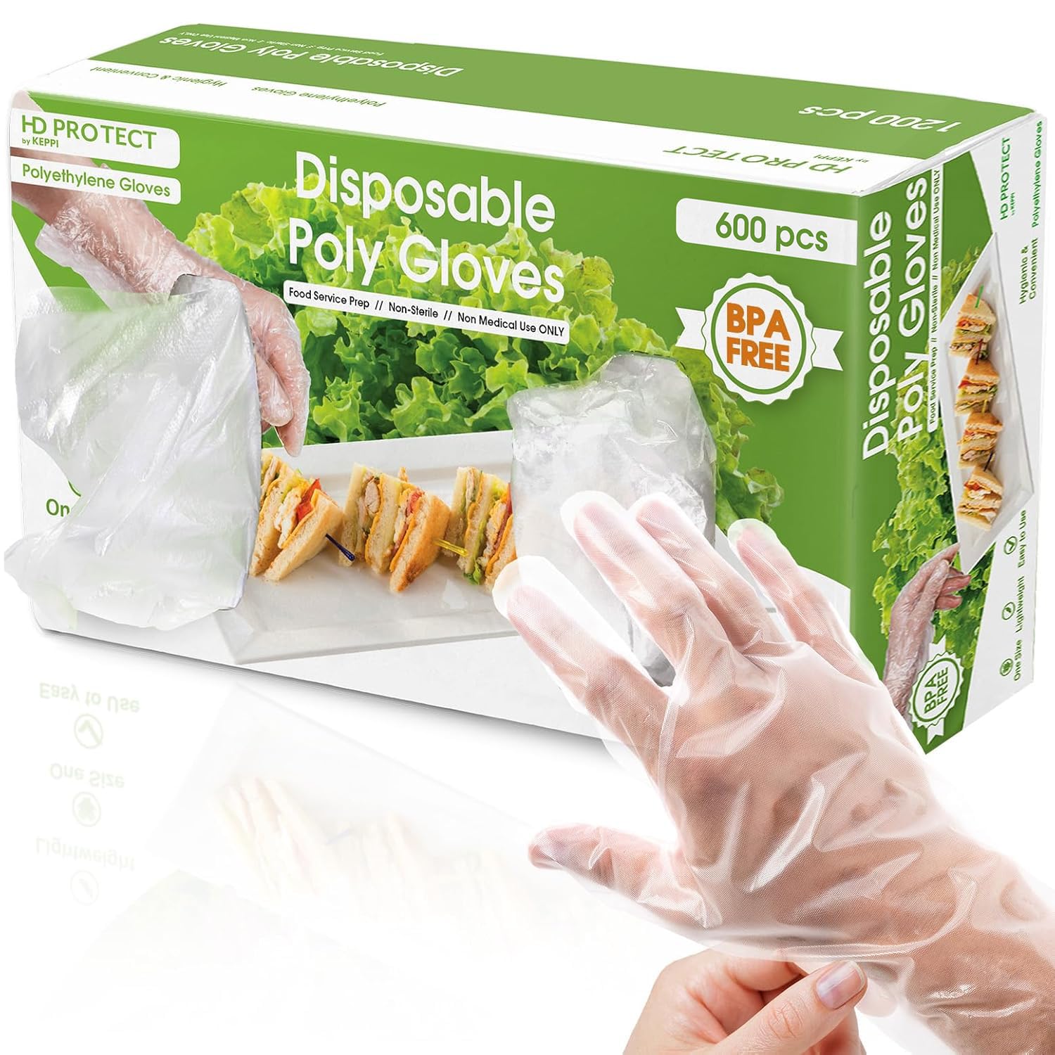 600 Pack Disposable Food Prep  - Kitchen Baking Gloves review and price