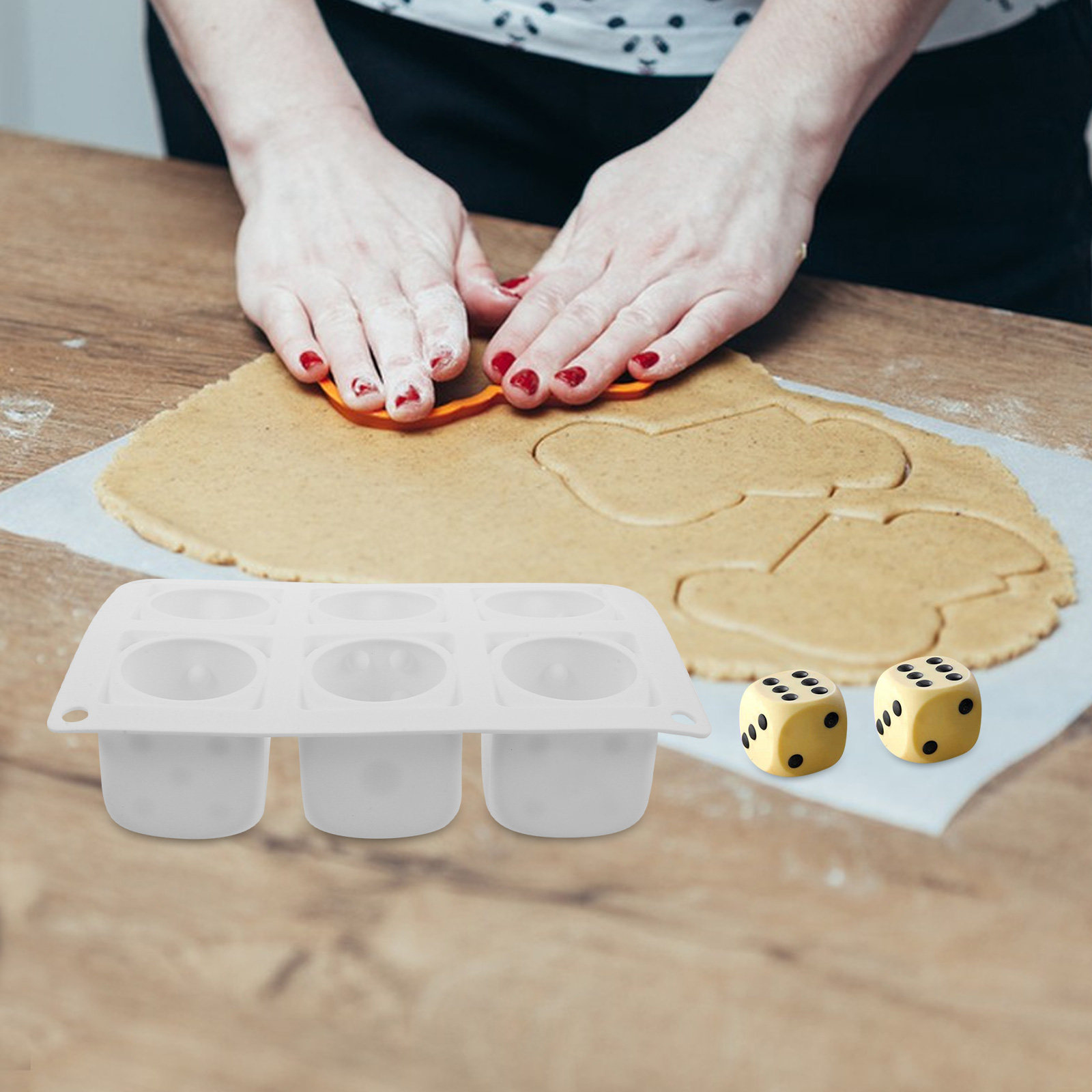 6 Cavity Shaped Silicone Mold  - Silicone Cake Mold review and price
