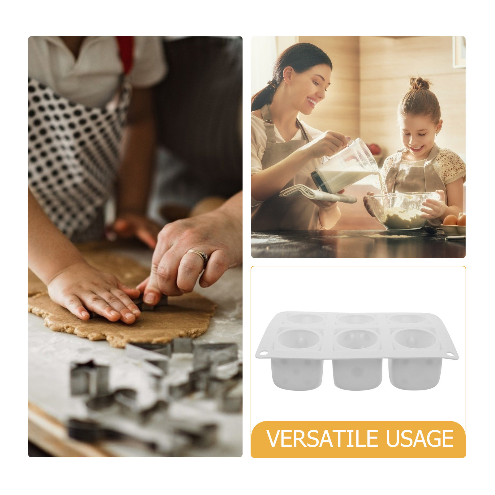 6 Cavity Shaped Silicone Mold  - Silicone Cake Mold review and price