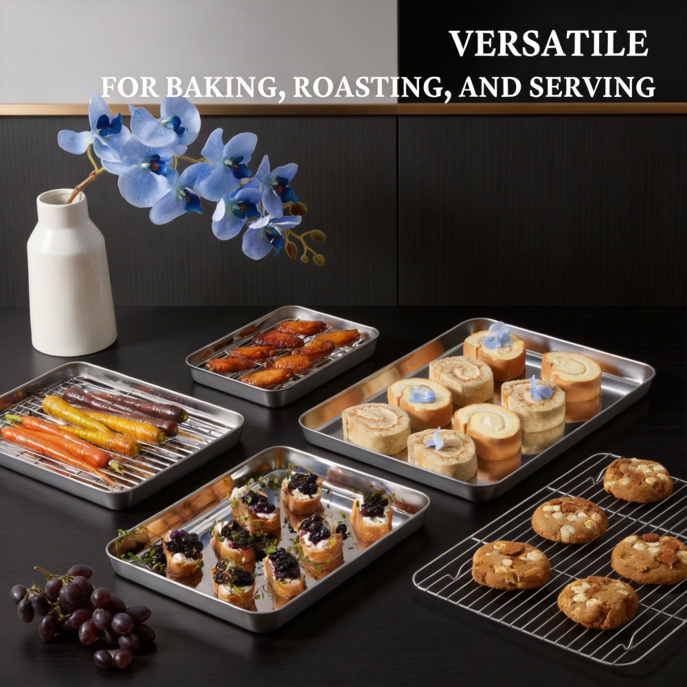 Stainless Steel Baking Sheet w - Kitchen Baking Rack review and price