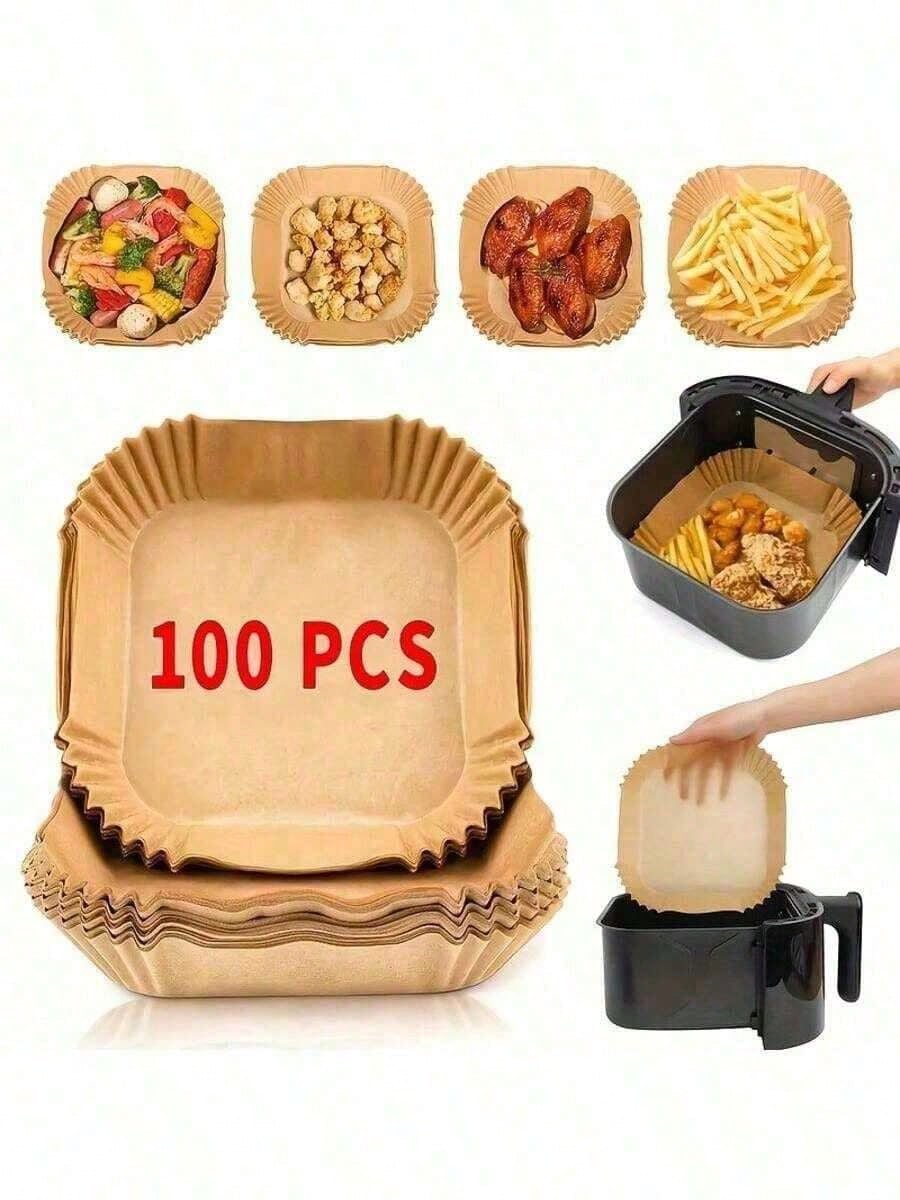 100pcs, Square Disposable Air  - Kitchen Baking Essentials review and price