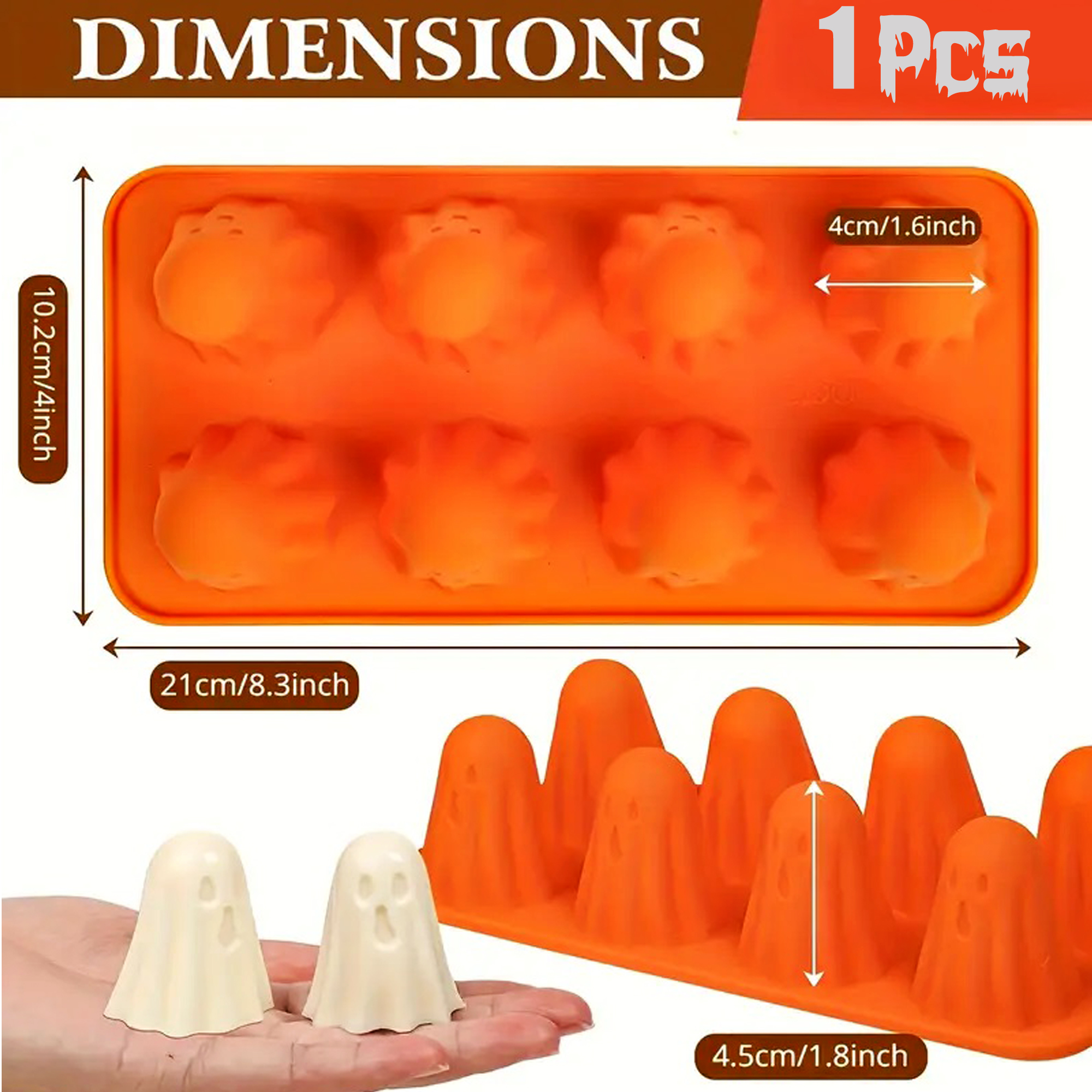 1 Pack Silicone Halloween Cand - Silicone Cake Mold review and price