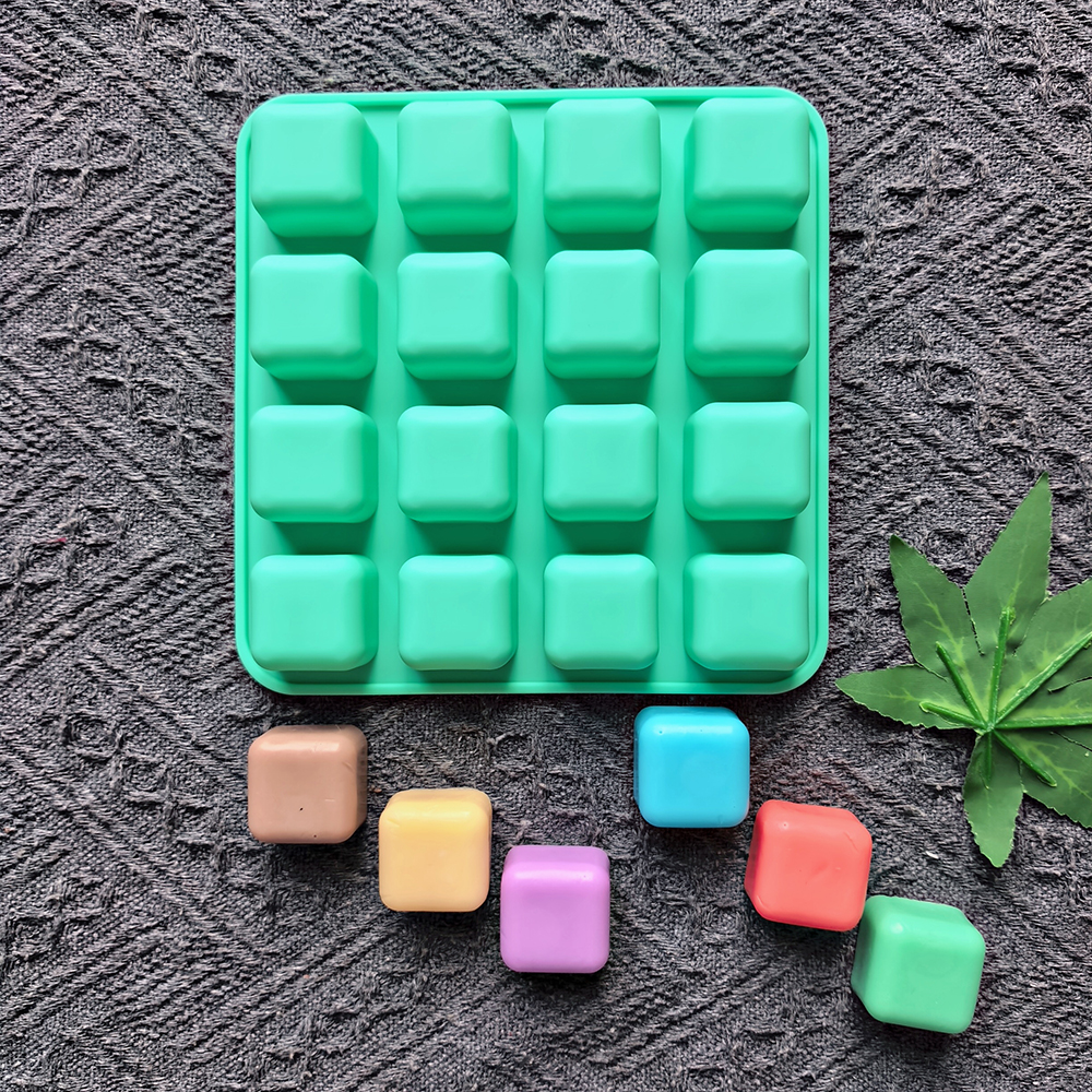 1pc 16 hole square shaped choc - Silicone Cake Mold review and price