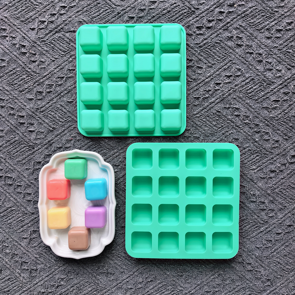 1pc 16 hole square shaped choc - Silicone Cake Mold review and price