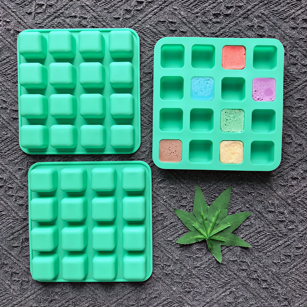 1pc 16 hole square shaped choc - Silicone Cake Mold review and price