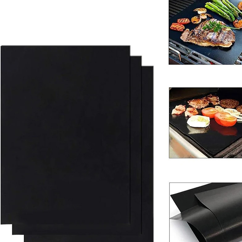 1Pc BBQ Grill Mat Barbecue Out - Super Kitchen Baking Mat review and price