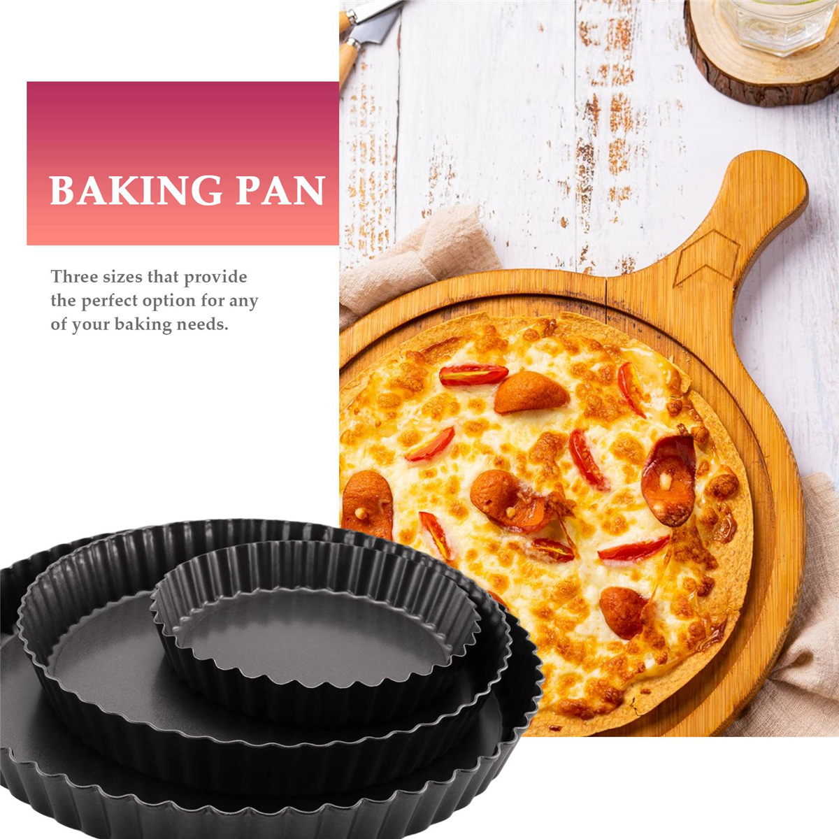 Pie Tin,Non-Stick Pie Dish,Rou - Tart Pan Loose review and price